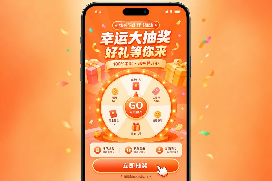 品牌活动 H5展示图