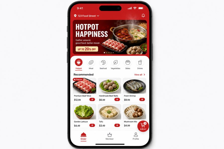 餐饮门店应用展示图